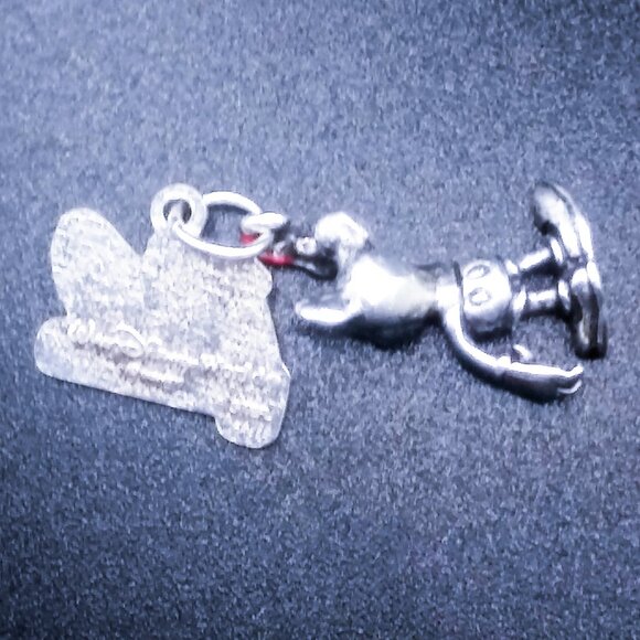 925 Sterling Silver DISNEY 100 Years of Magic w/ 3D Mickey Mouse Charm Set - Picture 9 of 10